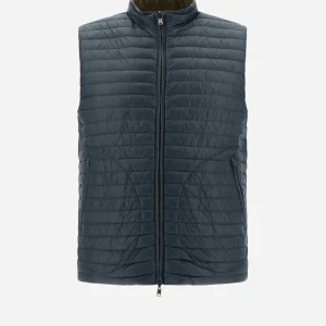 Gilet In Nylon Ultralight Reversibile Bicolore>Herno Discount