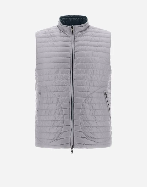 Gilet In Nylon Ultralight Reversibile Bicolore>Herno Store