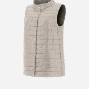 Gilet In Nylon Ultralight Reversibile Bicolore>Herno Outlet