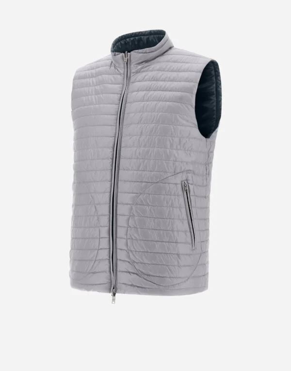 Gilet In Nylon Ultralight Reversibile Bicolore>Herno Store