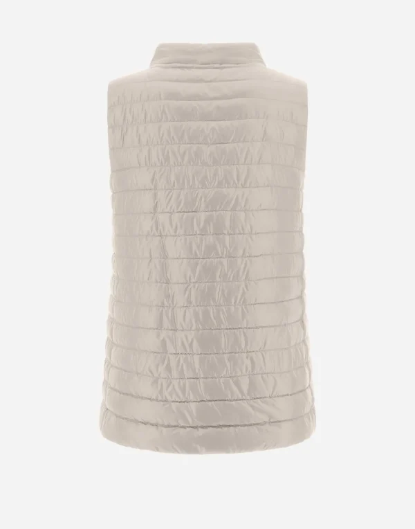 Gilet In Nylon Ultralight Reversibile Bicolore>Herno Outlet