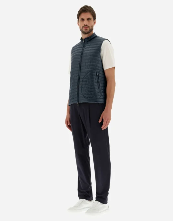 Gilet In Nylon Ultralight Reversibile Bicolore>Herno Discount