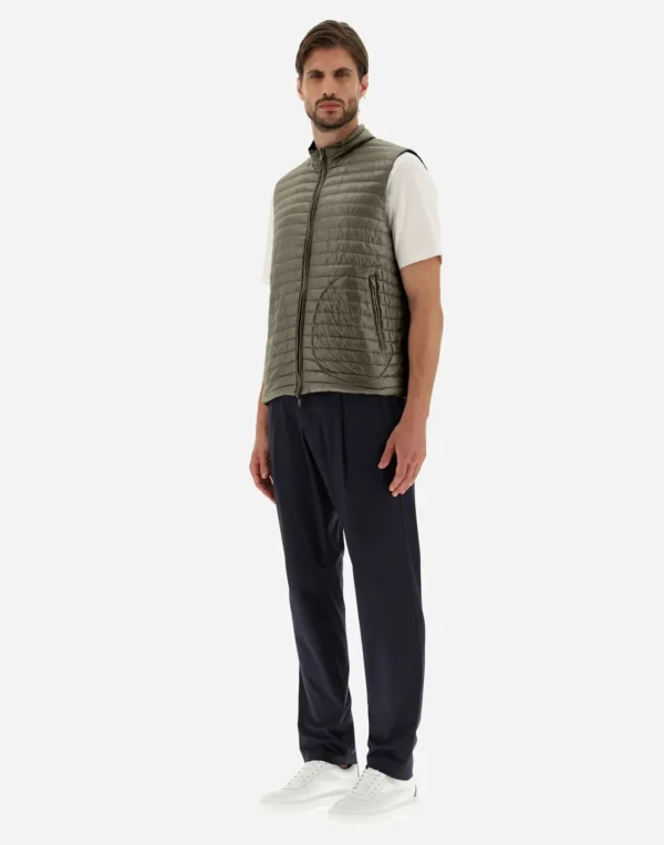 Gilet In Nylon Ultralight Reversibile Bicolore>Herno Clearance