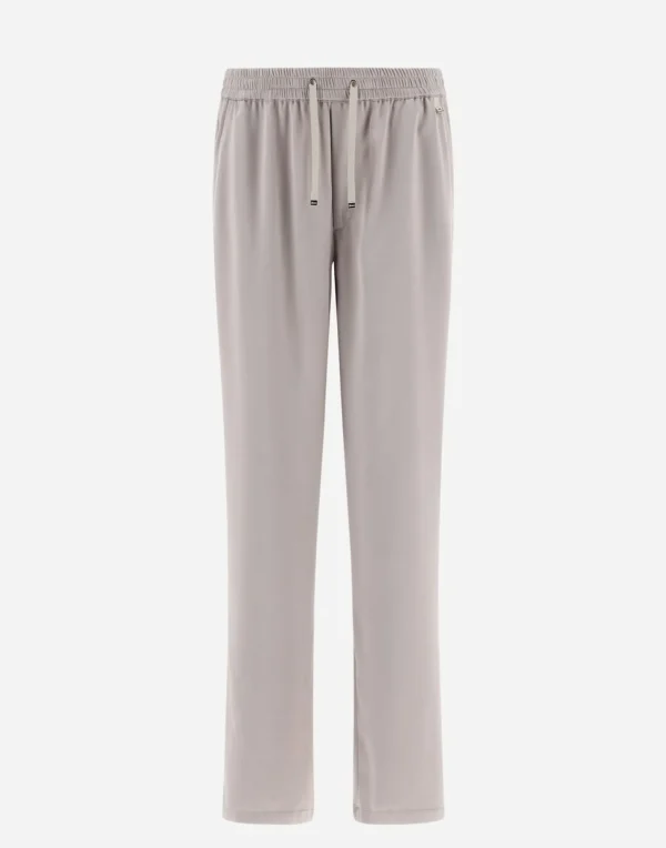 Pantaloni In Casual Satin>Herno Online