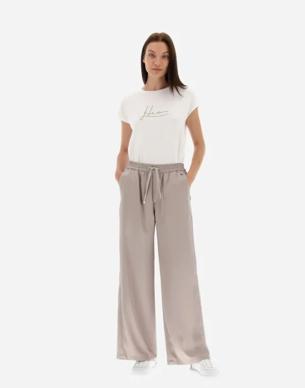 Pantaloni In Casual Satin>Herno Online