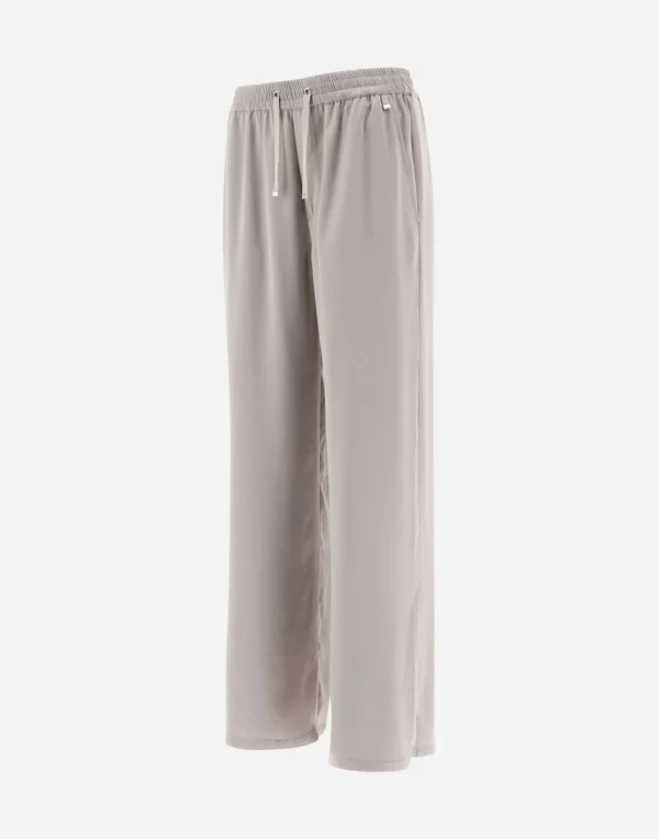 Pantaloni In Casual Satin>Herno Online