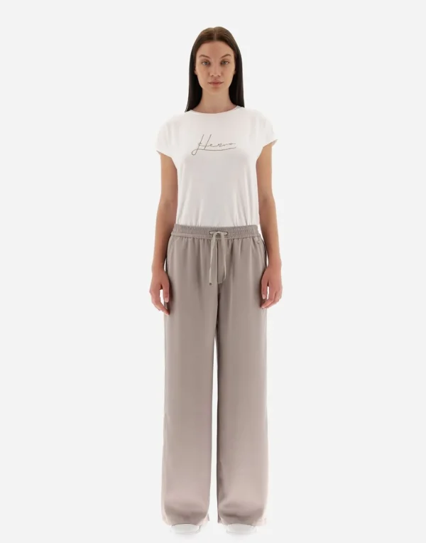 Pantaloni In Casual Satin>Herno Online