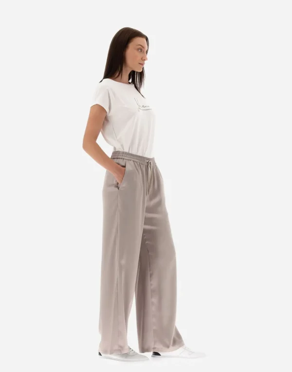 Pantaloni In Casual Satin>Herno Online