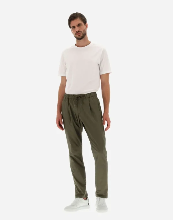 Pantaloni In Light Cotton Stretch>Herno Cheap