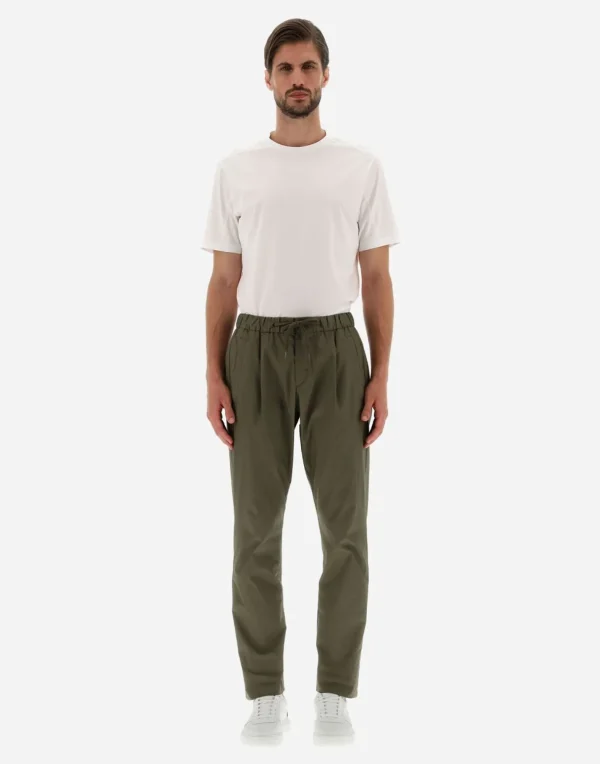 Pantaloni In Light Cotton Stretch>Herno Cheap