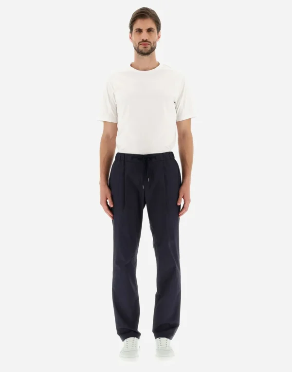 Pantaloni In Light Cotton Stretch>Herno Cheap