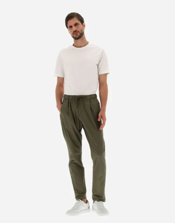 Pantaloni In Light Cotton Stretch>Herno Cheap