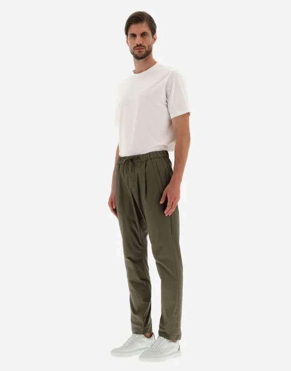 Pantaloni In Light Cotton Stretch>Herno Cheap