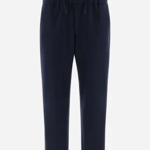 Pantaloni Resort In Boiled Wool Jersey>Herno Outlet