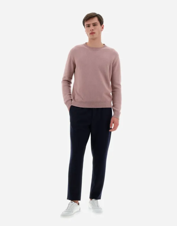 Pantaloni Resort In Boiled Wool Jersey>Herno Outlet