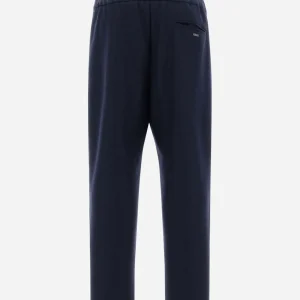 Pantaloni Resort In Boiled Wool Jersey>Herno Outlet