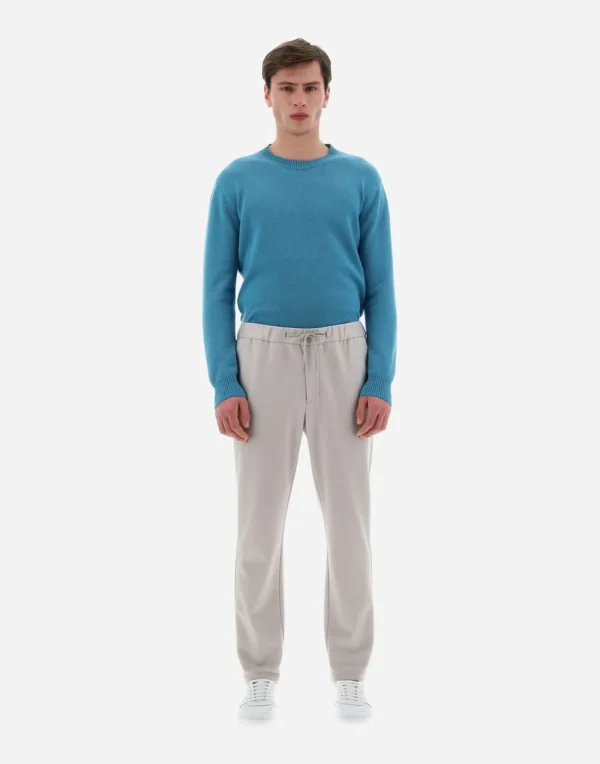 Pantaloni Resort In Boiled Wool Jersey>Herno Online