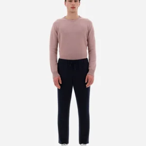 Pantaloni Resort In Boiled Wool Jersey>Herno Outlet