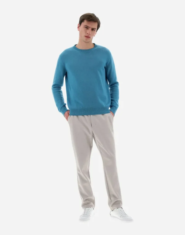 Pantaloni Resort In Boiled Wool Jersey>Herno Online