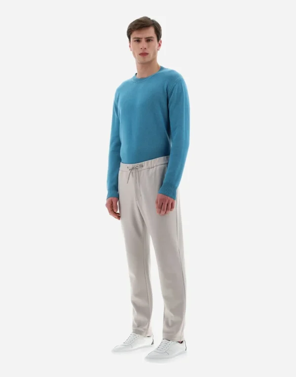 Pantaloni Resort In Boiled Wool Jersey>Herno Online