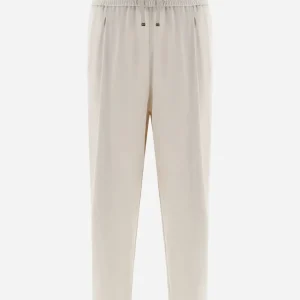 Pantaloni Resort In Satin Effect>Herno Cheap