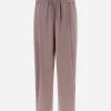 Pantaloni Resort In Satin Effect>Herno Outlet