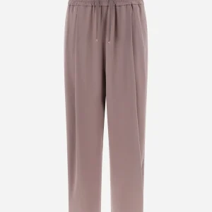 Pantaloni Resort In Satin Effect>Herno Outlet