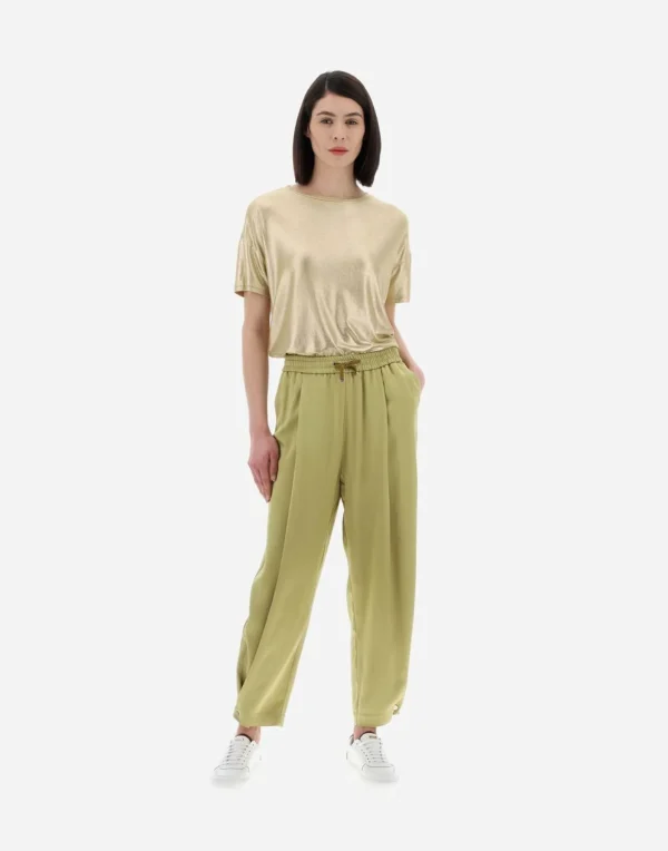 Pantaloni Resort In Satin Effect>Herno Cheap