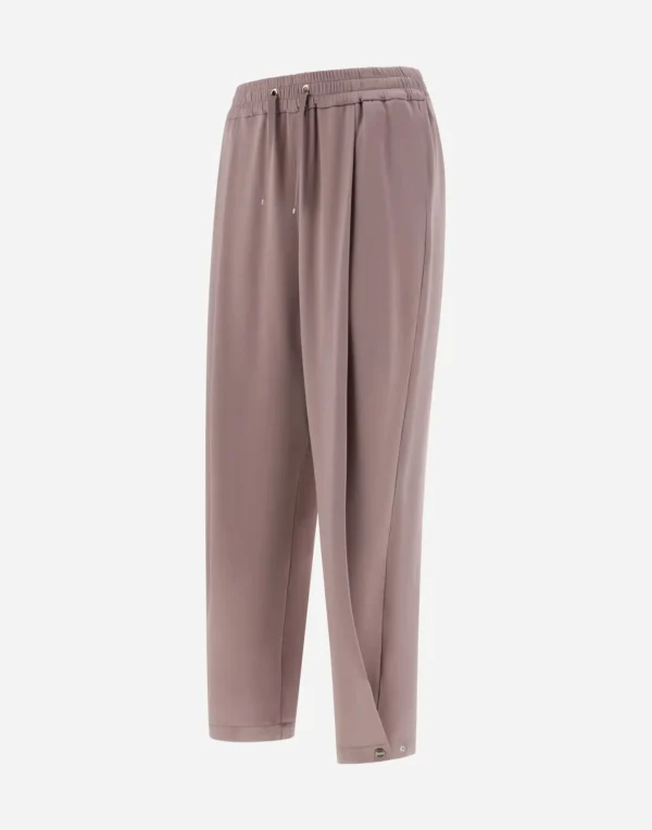 Pantaloni Resort In Satin Effect>Herno Outlet