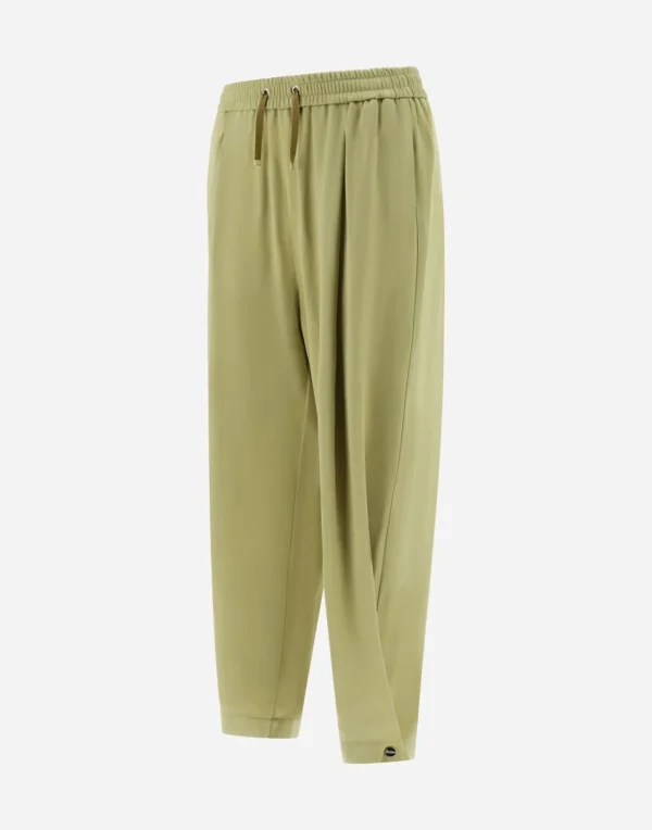 Pantaloni Resort In Satin Effect>Herno Cheap