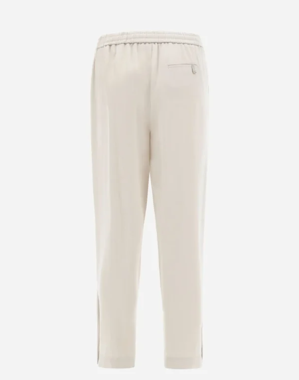 Pantaloni Resort In Satin Effect>Herno Cheap