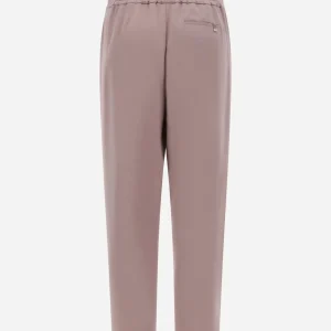 Pantaloni Resort In Satin Effect>Herno Outlet