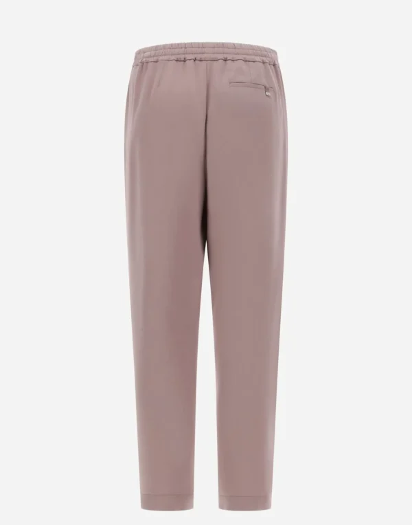 Pantaloni Resort In Satin Effect>Herno Outlet