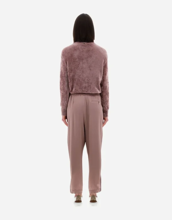 Pantaloni Resort In Satin Effect>Herno Outlet