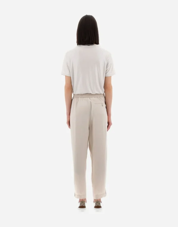 Pantaloni Resort In Satin Effect>Herno Cheap