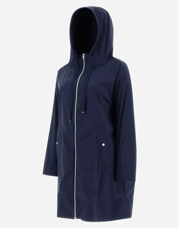 Parka In Light Nylon Stretch>Herno Outlet