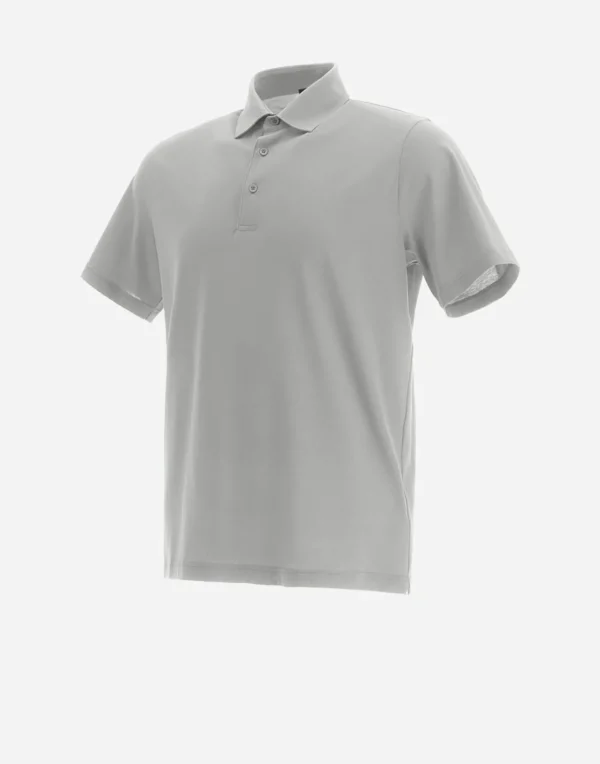 Polo In Jersey Crepe>Herno Flash Sale