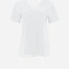 T-Shirt Con Scollo A V In Chic Cotton Jersey E New Techno Taffeta'>Herno Shop