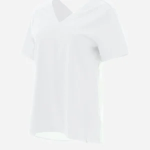 T-Shirt Con Scollo A V In Chic Cotton Jersey E New Techno Taffeta'>Herno Shop