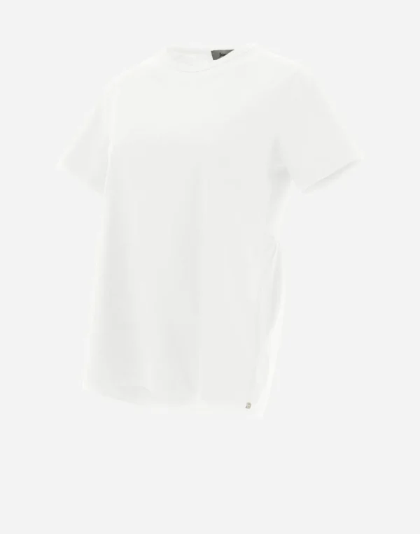 T-Shirt In Chic Cotton Jersey E New Techno Taffeta'>Herno Shop