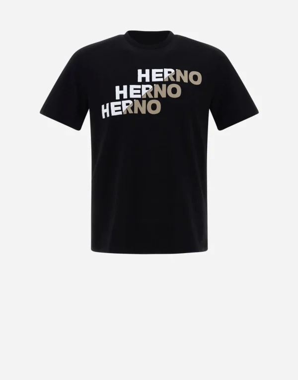 T-Shirt In Compact Jersey>Herno Sale