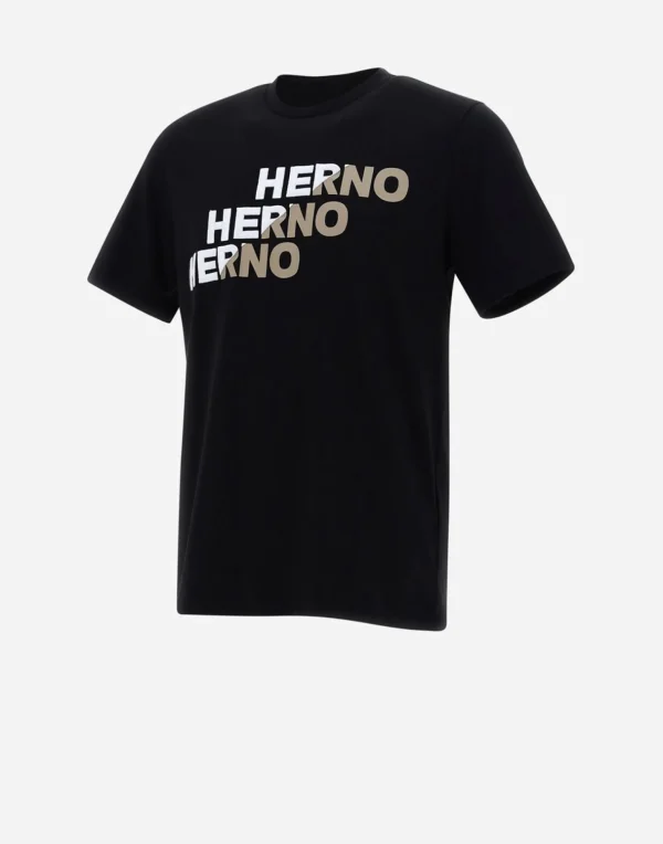 T-Shirt In Compact Jersey>Herno Sale