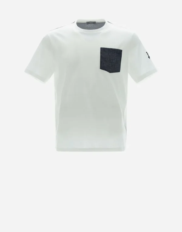 T-Shirt In Cotton Jersey>Herno Discount