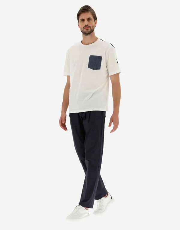 T-Shirt In Cotton Jersey>Herno Discount