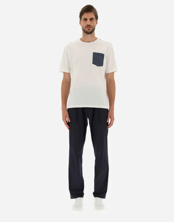 T-Shirt In Cotton Jersey>Herno Discount