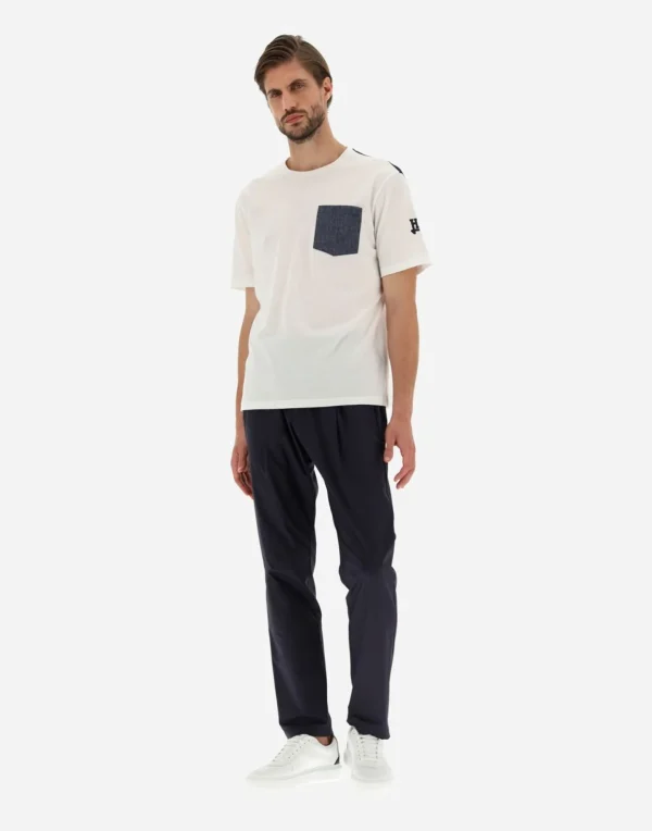 T-Shirt In Cotton Jersey>Herno Discount