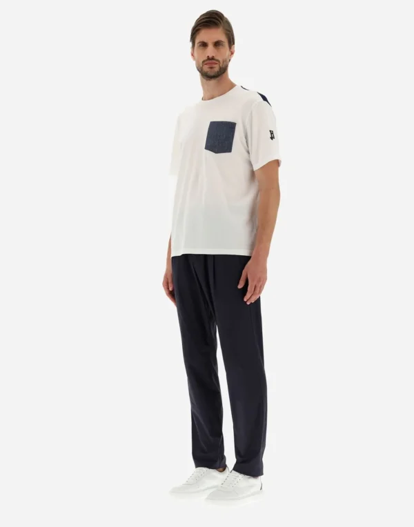 T-Shirt In Cotton Jersey>Herno Discount