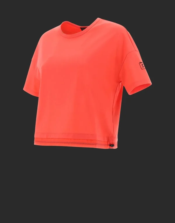 T-Shirt In Dynamic Interlock E Light Opalescent>Herno Store