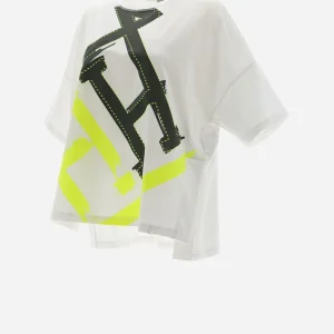 T-Shirt In Interlock Jersey Con Stampa>Herno Hot