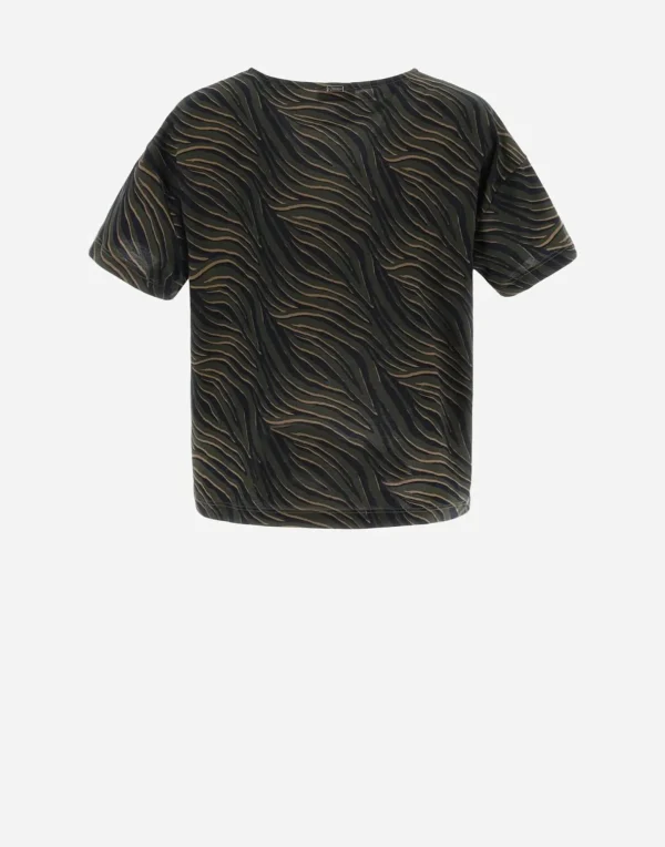 T-Shirt In Safari Patch Jersey>Herno Flash Sale